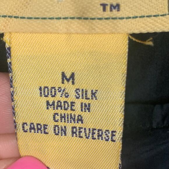 Vtg Sostanza Silk Midi Dress Womens Medium Black Lagenlook Modest Whimsigoth - Picture 7 of 8